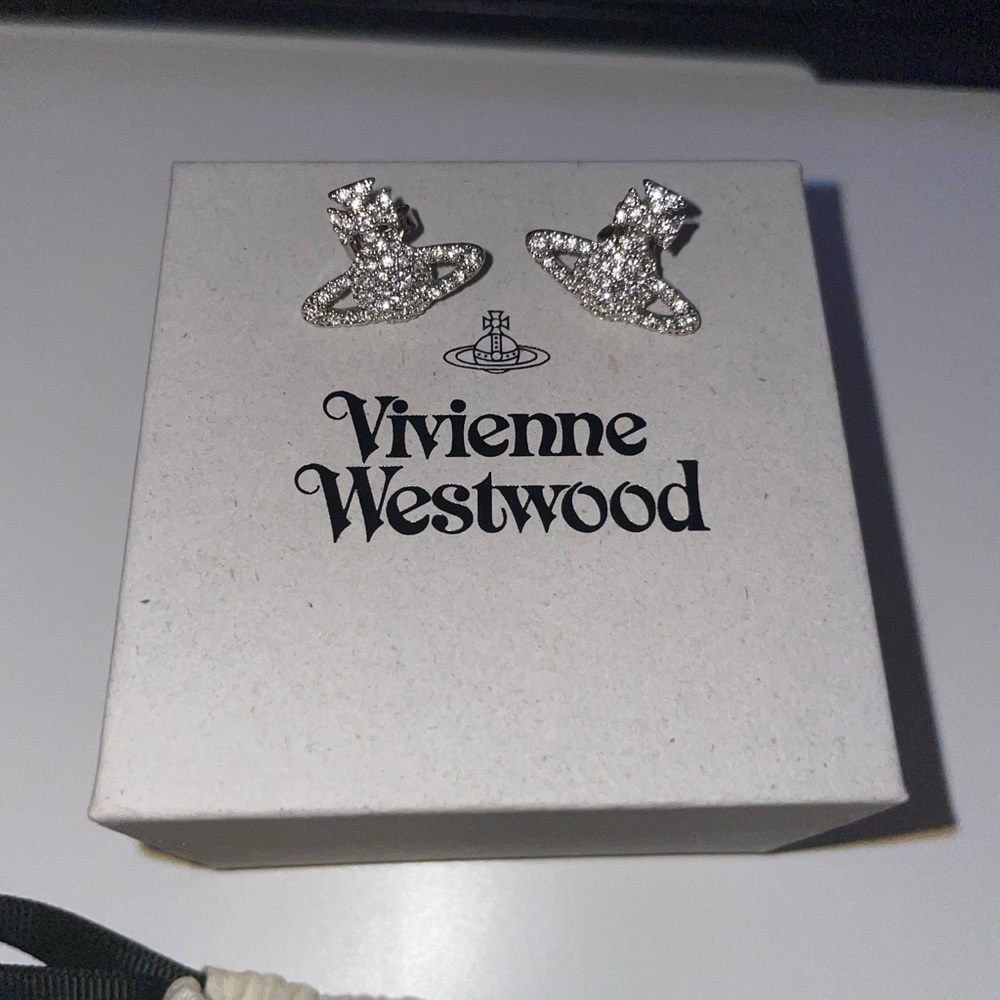 Vivienne Westwood Grace Bas Relief Earrings *NEVER WORN*